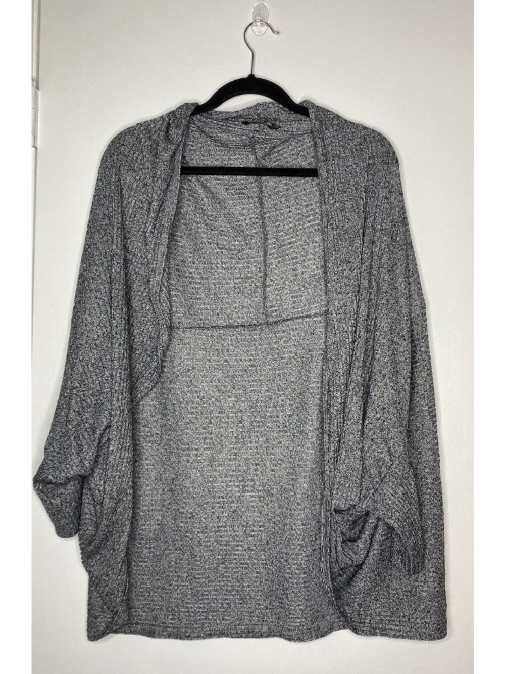 Shein Curve 2XL Gray Cardigan Plus Size Casual Office Fall Essential Capsule